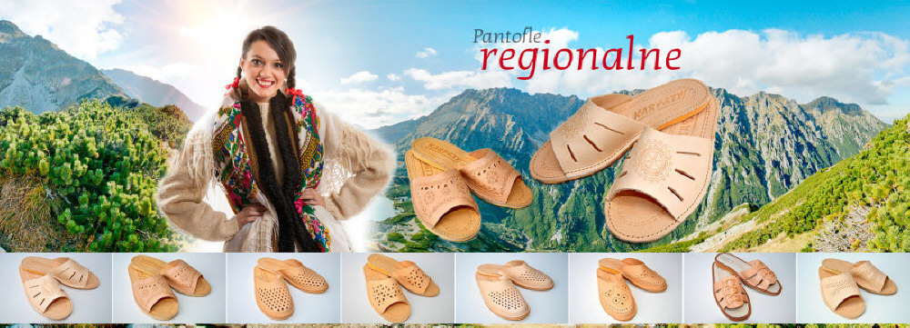 Regioninės šlepetės, šlepetės, šlepetės gamintojas - KARPATY